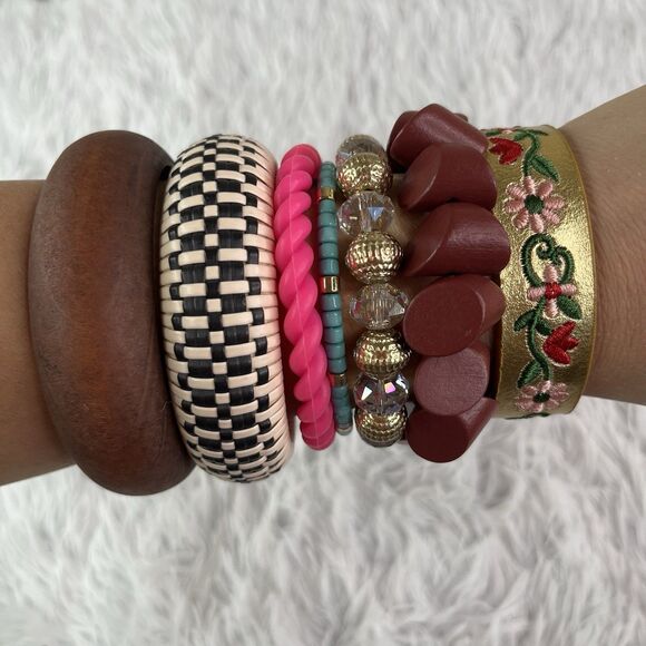 Plunder Jewelry Design Assorted Elastic Women’s Bracelet Wristband Wristlet 8 - Picture 9 of 11